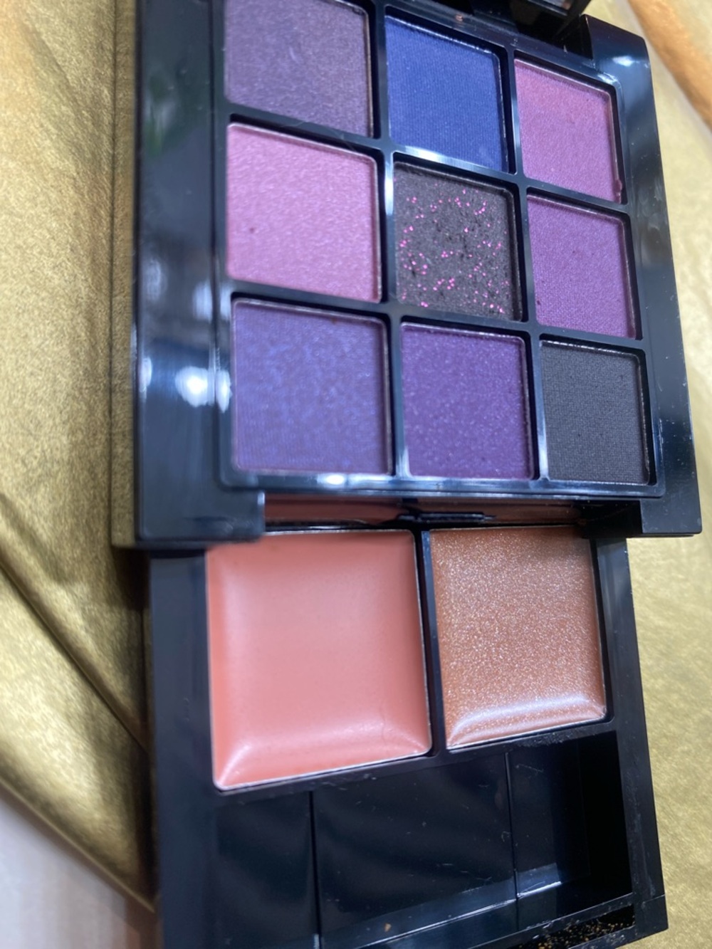 Purple Eyeshadow Palette plus Lip Palette- Women Makeup